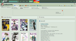 Desktop Screenshot of hedbonstudios.deviantart.com