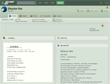Tablet Screenshot of director-sim.deviantart.com