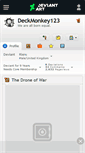 Mobile Screenshot of deckmonkey123.deviantart.com