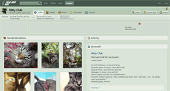 Desktop Screenshot of kitty-club.deviantart.com