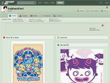 Tablet Screenshot of indahandriani.deviantart.com
