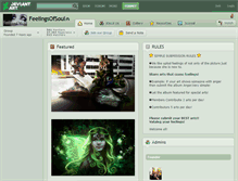 Tablet Screenshot of feelingsofsoul.deviantart.com