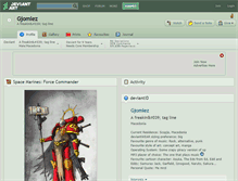 Tablet Screenshot of gjomlez.deviantart.com