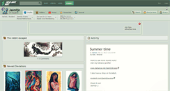 Desktop Screenshot of jasmiijn.deviantart.com