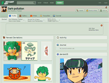 Tablet Screenshot of dark-pollution.deviantart.com