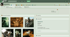 Desktop Screenshot of muireanne.deviantart.com