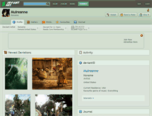 Tablet Screenshot of muireanne.deviantart.com