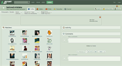 Desktop Screenshot of beloved-mistake.deviantart.com