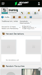 Mobile Screenshot of blahbig.deviantart.com