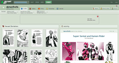 Desktop Screenshot of demonfire56.deviantart.com