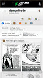Mobile Screenshot of demonfire56.deviantart.com