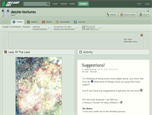 Tablet Screenshot of dazzle-textures.deviantart.com