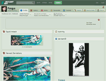 Tablet Screenshot of fongus.deviantart.com
