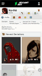 Mobile Screenshot of ku-mo.deviantart.com