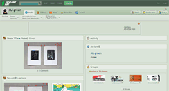 Desktop Screenshot of mj-green.deviantart.com