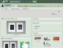 Tablet Screenshot of mj-green.deviantart.com