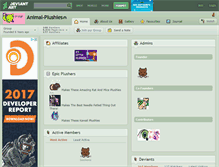 Tablet Screenshot of animal-plushies.deviantart.com