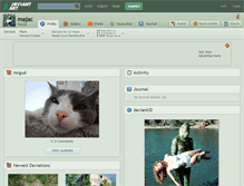 Tablet Screenshot of majac.deviantart.com