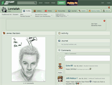 Tablet Screenshot of lorelailah.deviantart.com