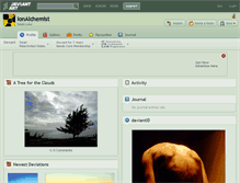 Tablet Screenshot of ionalchemist.deviantart.com