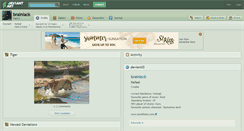 Desktop Screenshot of brainlack.deviantart.com
