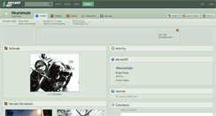 Desktop Screenshot of neuromute.deviantart.com