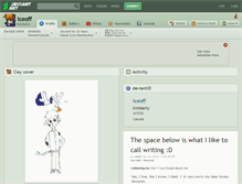Tablet Screenshot of iceoff.deviantart.com