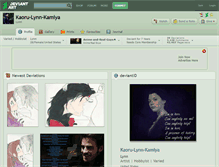Tablet Screenshot of kaoru-lynn-kamiya.deviantart.com