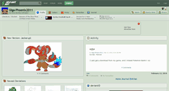 Desktop Screenshot of giga-phoenix2011.deviantart.com