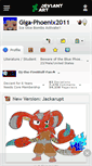 Mobile Screenshot of giga-phoenix2011.deviantart.com