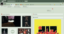 Desktop Screenshot of haink.deviantart.com