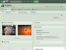 Tablet Screenshot of da-sports.deviantart.com