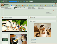 Tablet Screenshot of kowaska.deviantart.com