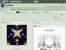 Tablet Screenshot of fractalblaze.deviantart.com