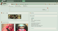 Desktop Screenshot of odditie.deviantart.com