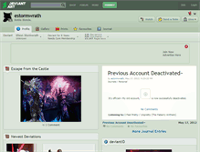 Tablet Screenshot of estormwrath.deviantart.com