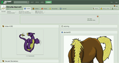 Desktop Screenshot of khrysta-maxwell.deviantart.com
