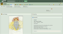Desktop Screenshot of lionor.deviantart.com