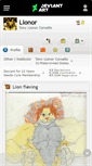 Mobile Screenshot of lionor.deviantart.com