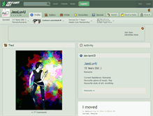Tablet Screenshot of jassluvu.deviantart.com