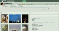 Desktop Screenshot of little-deamon-child.deviantart.com