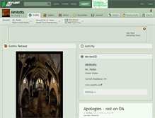 Tablet Screenshot of mrmotts.deviantart.com
