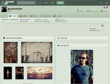 Tablet Screenshot of guvenceylan.deviantart.com