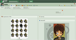 Desktop Screenshot of darkin.deviantart.com