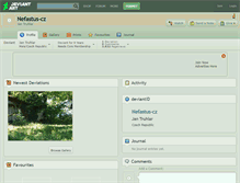 Tablet Screenshot of nefastus-cz.deviantart.com