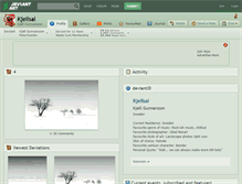 Tablet Screenshot of kjellsai.deviantart.com