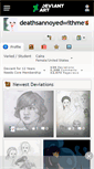 Mobile Screenshot of deathsannoyedwithme.deviantart.com