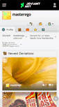 Mobile Screenshot of masterego.deviantart.com