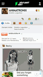Mobile Screenshot of animatronix.deviantart.com