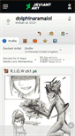 Mobile Screenshot of dolphinaramalol.deviantart.com